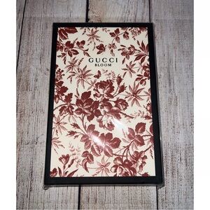 Gucci Bloom Red And Cream Floral Notebook In Box NIB